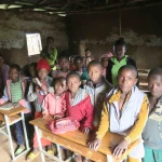 8- Shama Laka Primary School, students in old block in use
