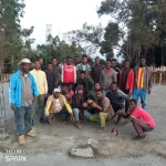 Contractor, supervisor, school director, workers