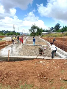 Rapport d’Activités Juillet-Dec 2025 5 casting 5 classroom block slab